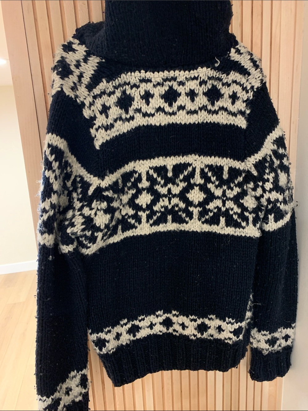 Abercrombie & Fitch Blue and White Vintage Button Cardigan - Picture 4 of 5